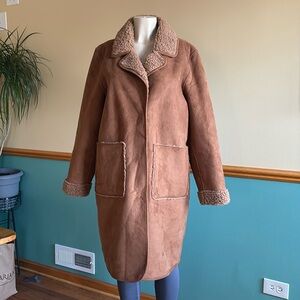 MICHAEL Michael Kors faux Shearling Coat - Cappuccino - brand new